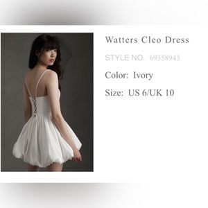 Anthropologie Watters Cleo Dress